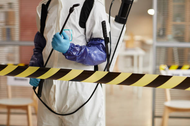 Professional Hoarding Cleanup technician working in Keene, TX